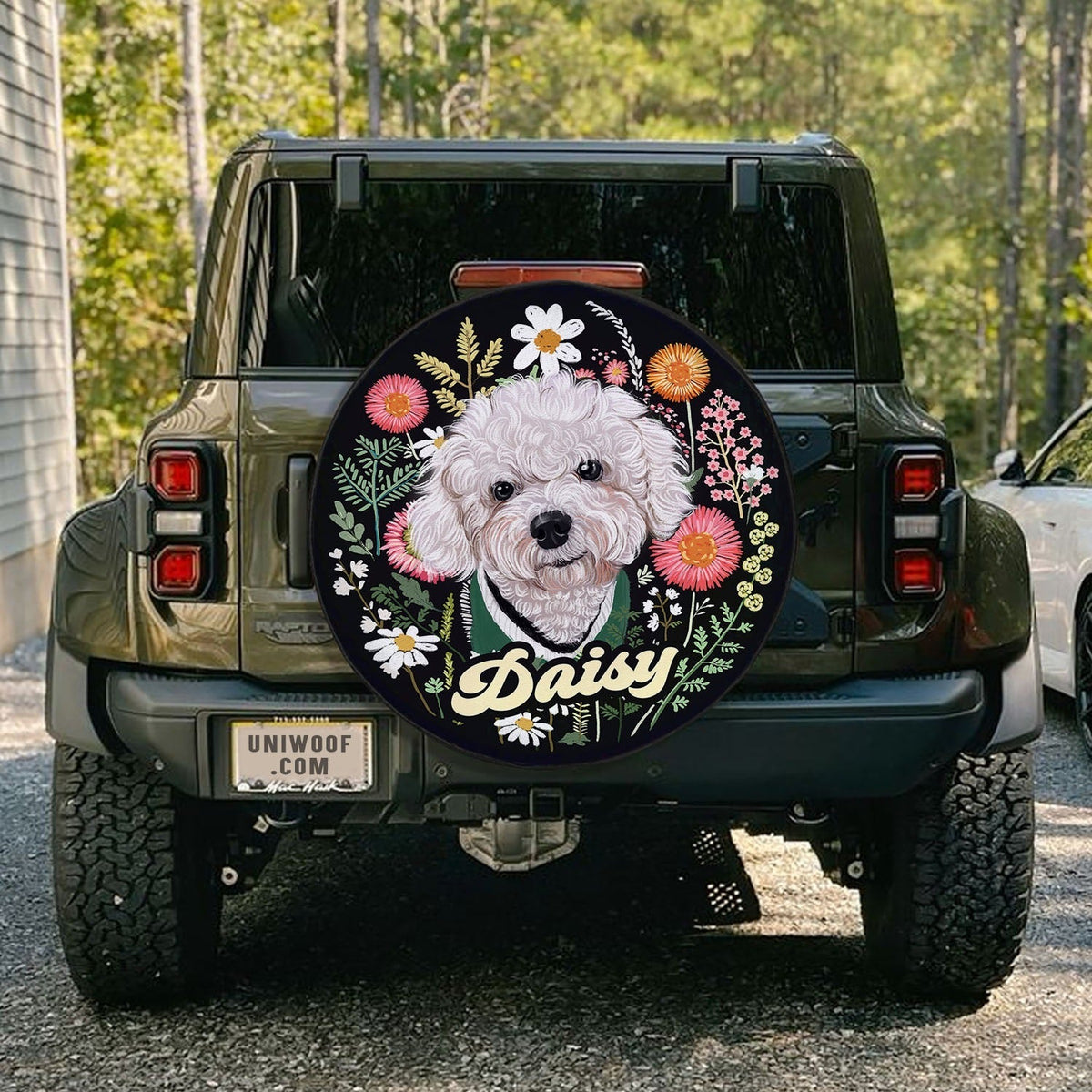 Pet Portrait Spare Tire Cover
