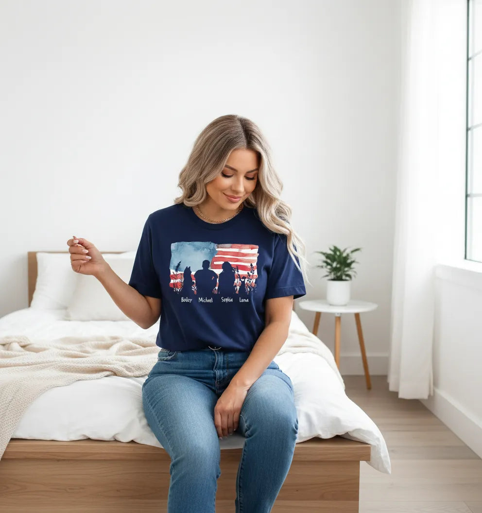 4 of July Family Comfort Color T-shirt Test (Copy)