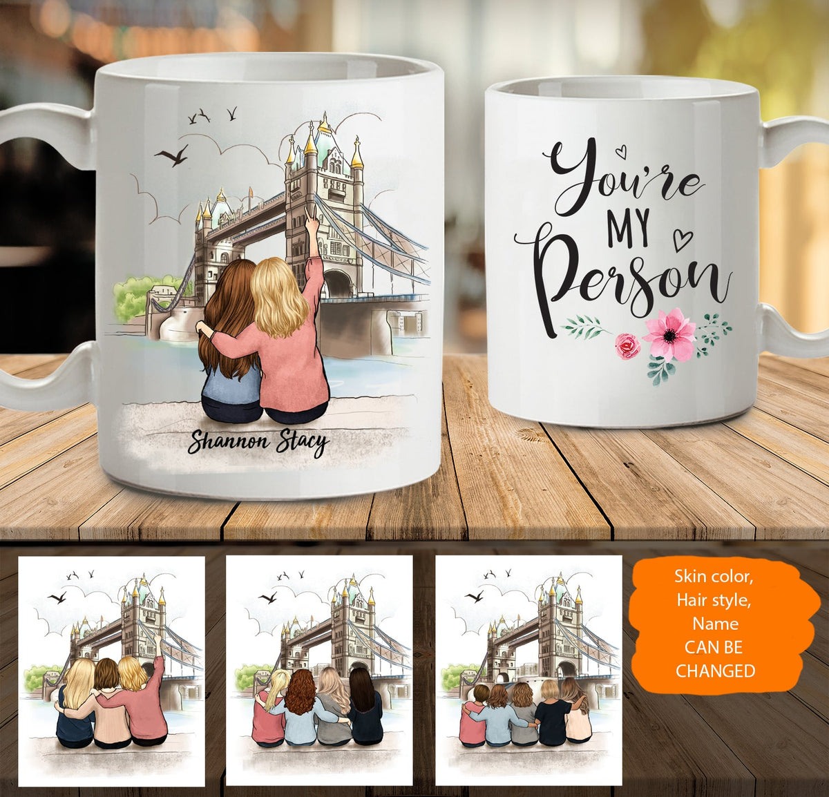 Custom Friendship Mugs - London Mug 06