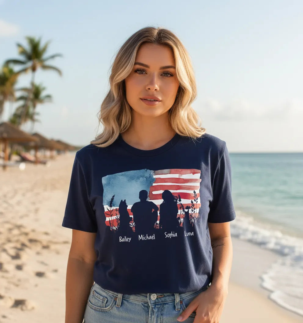 4 of July Family Comfort Color T-shirt Test (Copy)