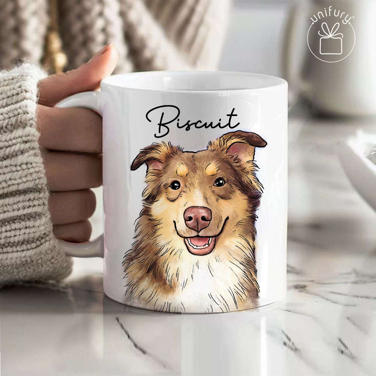 When Tomorrow Starts Without Me Pet Portrait Memorial Edge-to-Edge Mug