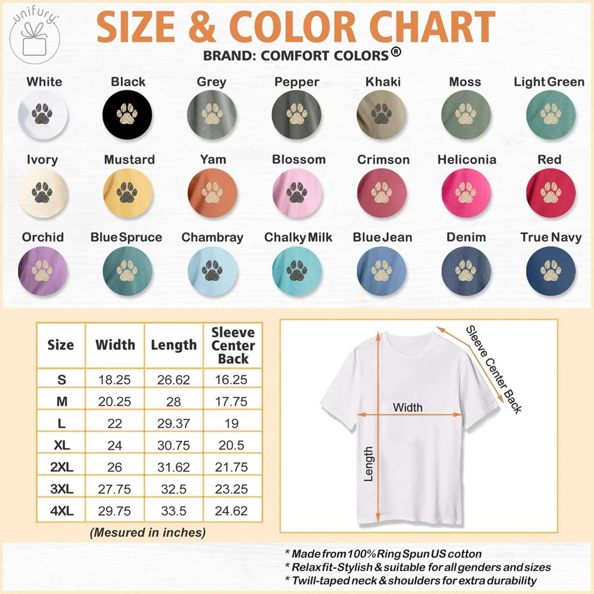 Dog Dad Comfort Colors T-shirt Gifts For Dad