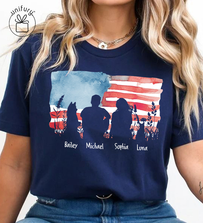 4 of July Family Comfort Color T-shirt Test (Copy)