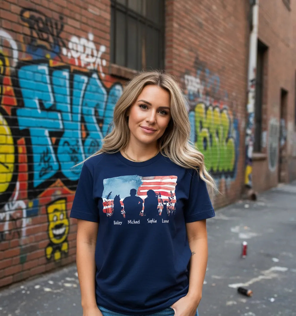 4 of July Family Comfort Color T-shirt Test (Copy)